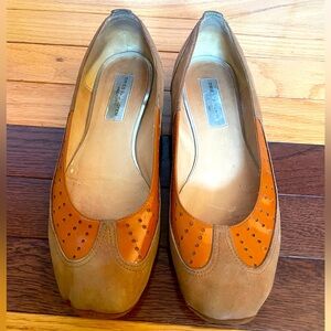 Authentic Dries Van Noten Leather Flats Size 9.5